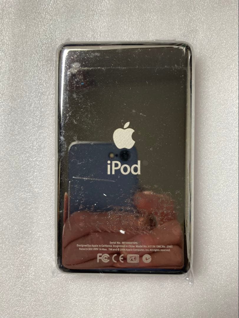 iPod classic 表裏パネル、バッテリー交換　動作OK