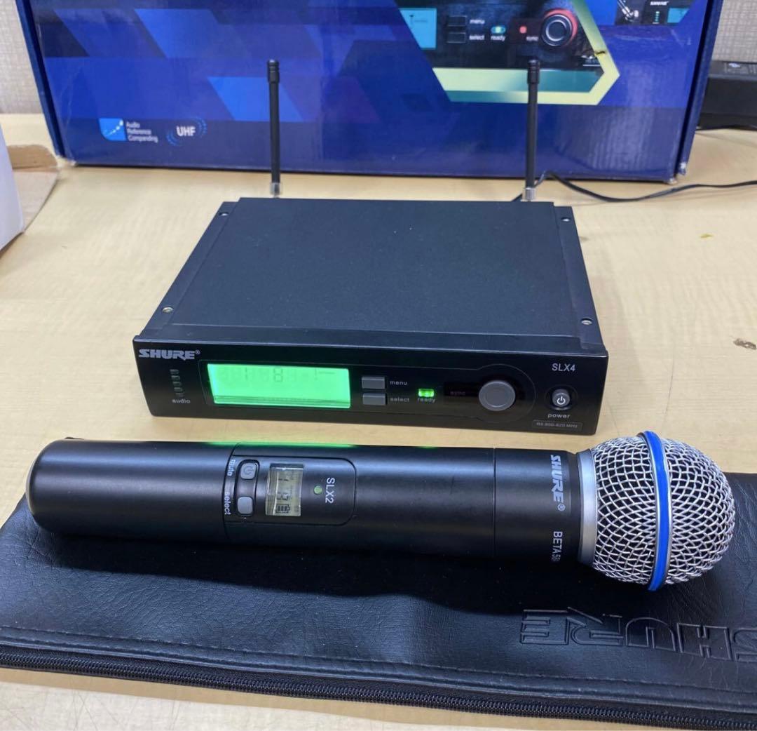 Shure SLX ワイヤレスシステム マイク（Beta 58A）＋