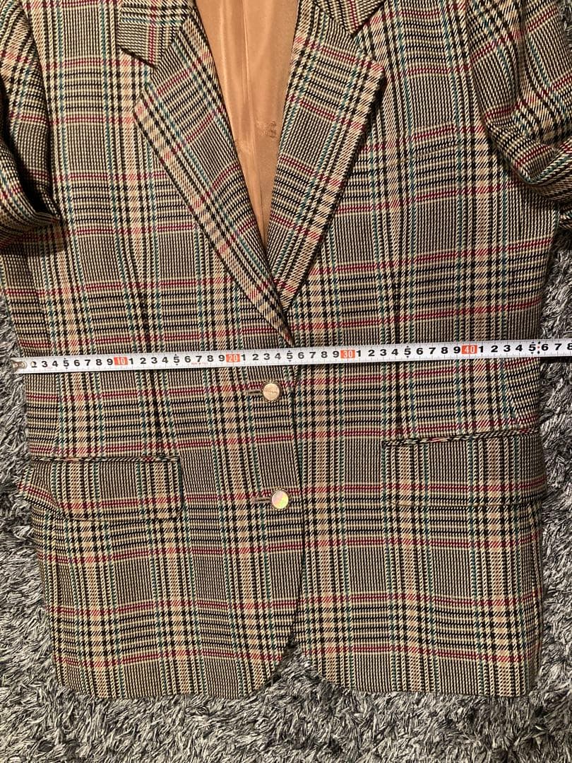 【希少美品】Burberrys バーバリー チェック　シルク　シェルボタン　M