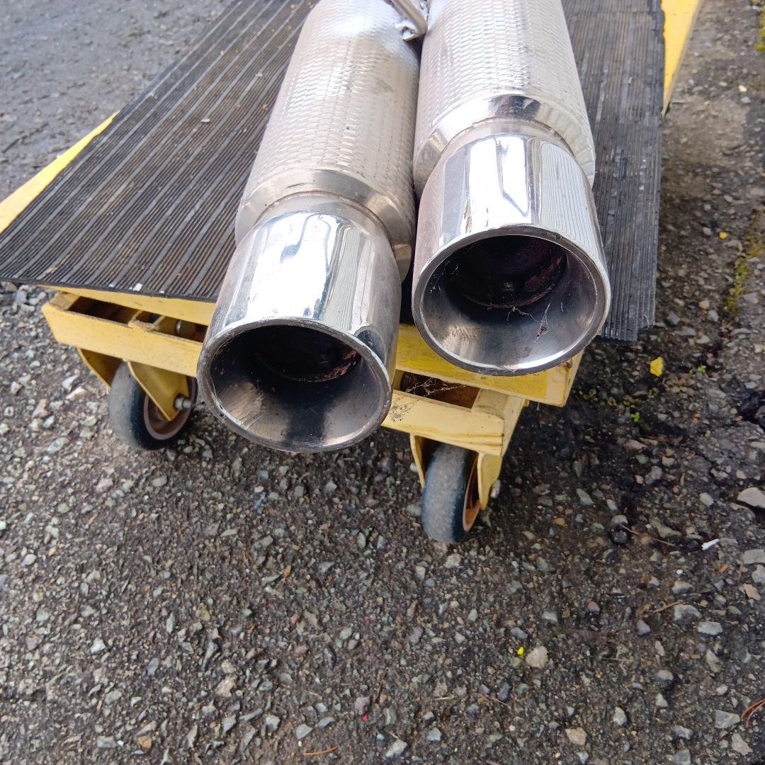 ステンレススチール デュアルマフラーda63tキャリィトラック