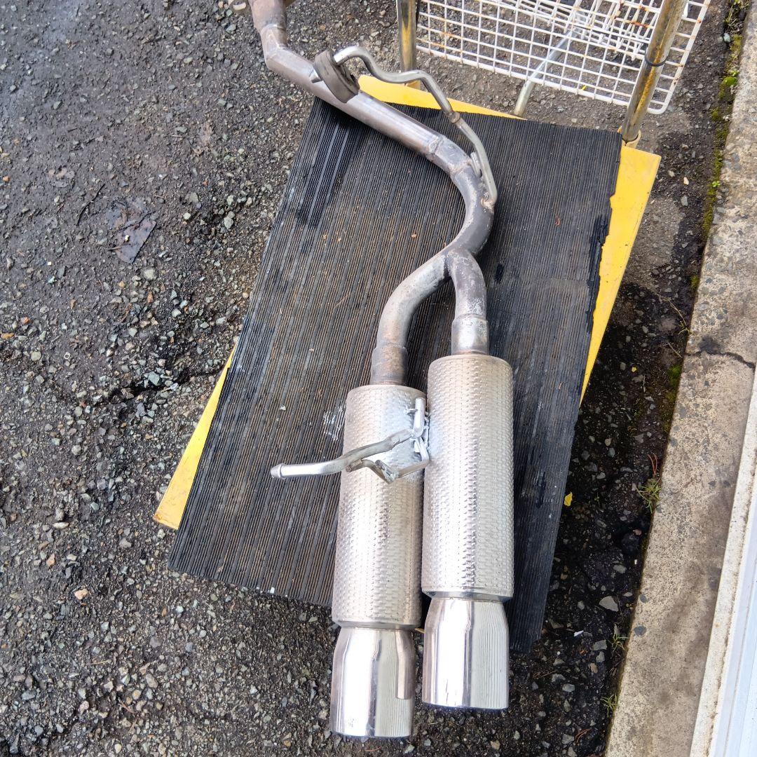 ステンレススチール デュアルマフラーda63tキャリィトラック