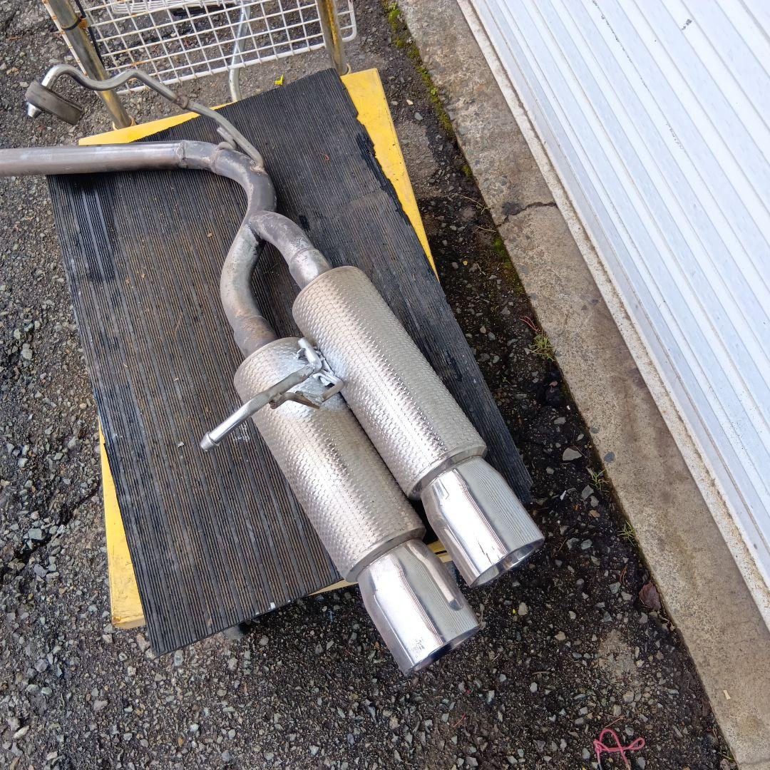 ステンレススチール デュアルマフラーda63tキャリィトラック