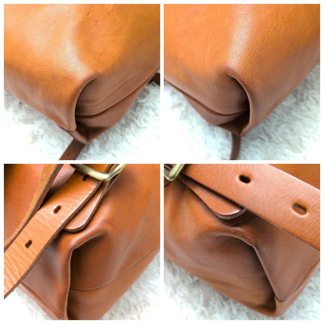 【美品】SLOW　ボーノ　リュック　バックパック　栃木レザー　ユニセックス　茶色