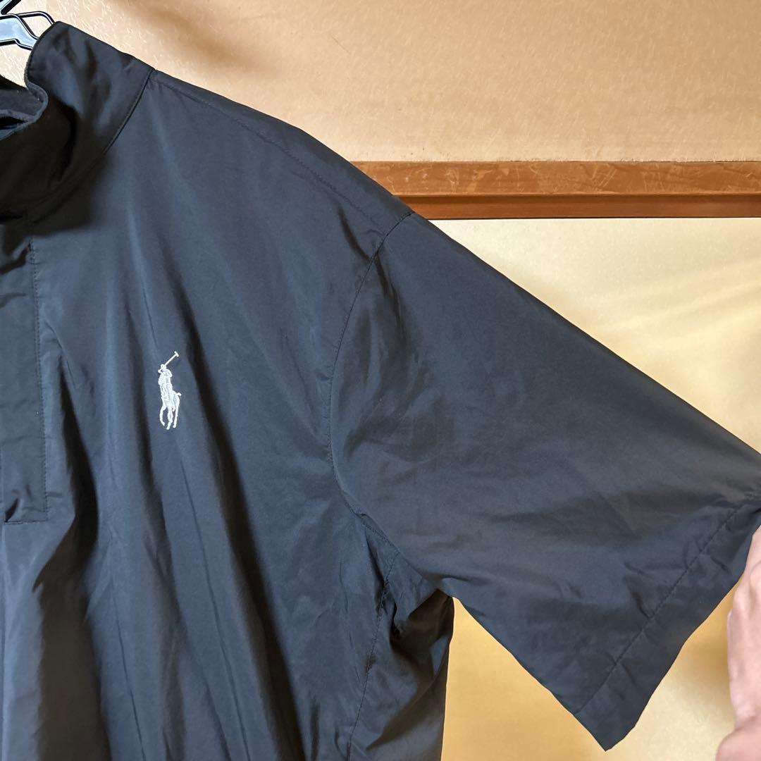 Ralph Lauren 黒 ハーフジップ ポロシャツ L