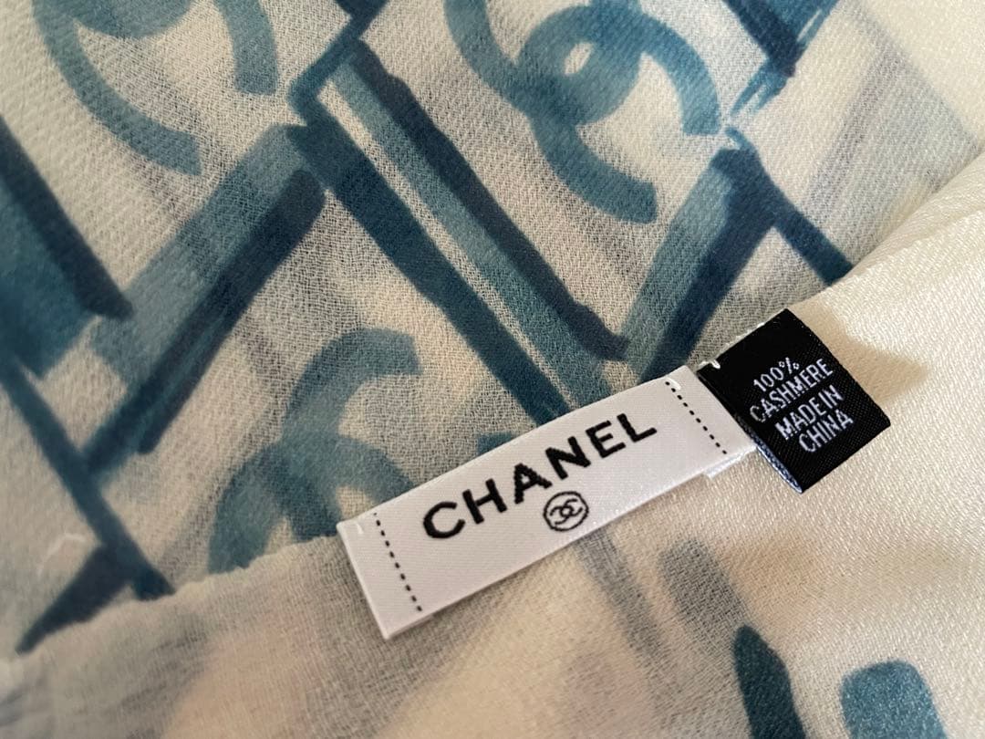 未使用　CHANEL ノベルティ ストール パシュミナ ココマーク