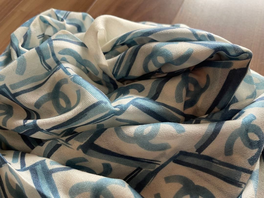 未使用　CHANEL ノベルティ ストール パシュミナ ココマーク