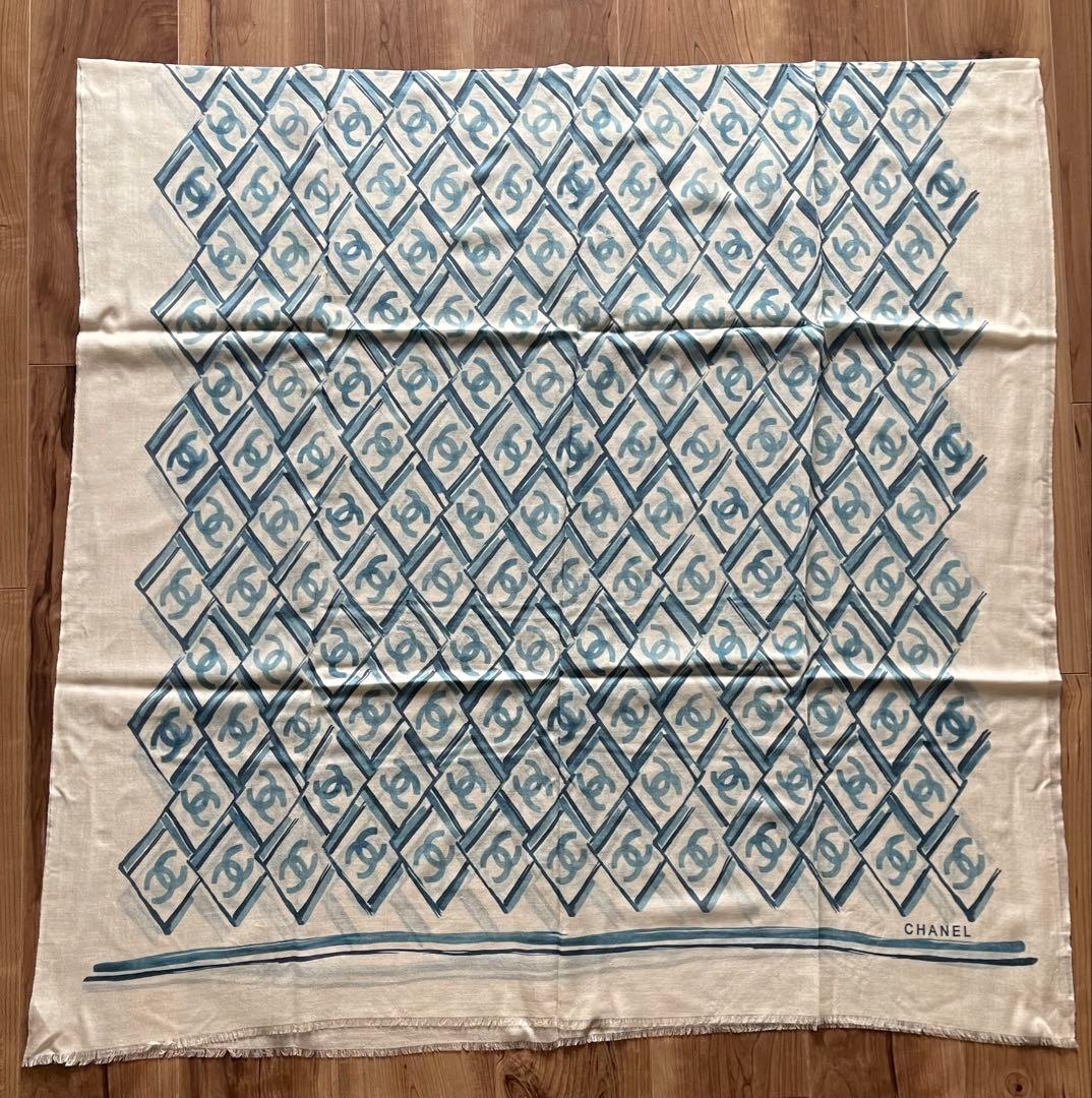 未使用　CHANEL ノベルティ ストール パシュミナ ココマーク