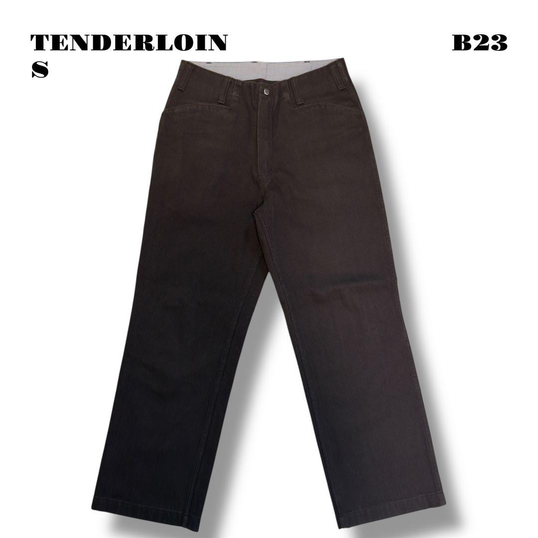 人気品！ TENDERLOIN BDP PIQUE ピケ パンツ ブラウン 茶S