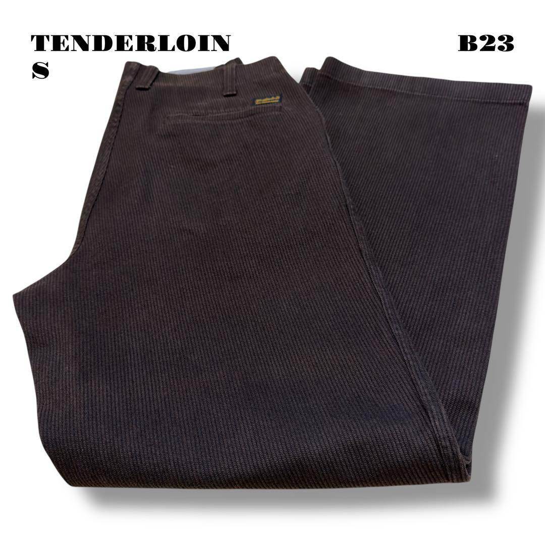 人気品！ TENDERLOIN BDP PIQUE ピケ パンツ ブラウン 茶S