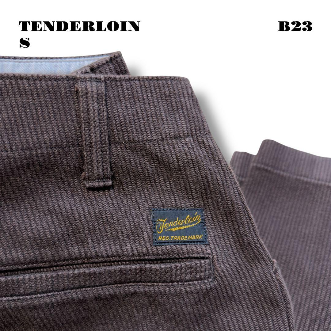 人気品！ TENDERLOIN BDP PIQUE ピケ パンツ ブラウン 茶S