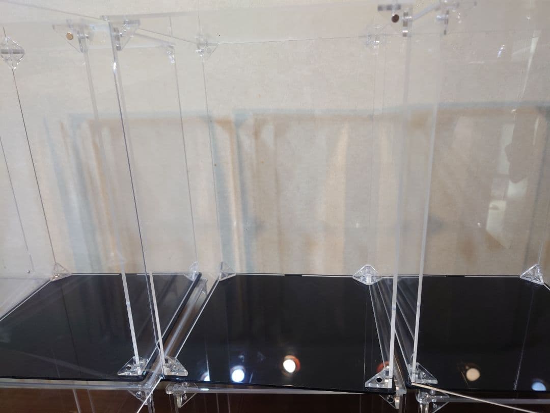 cooltaku フィギュアケース 6個 UVカット マグネット式 磁石付き前扉