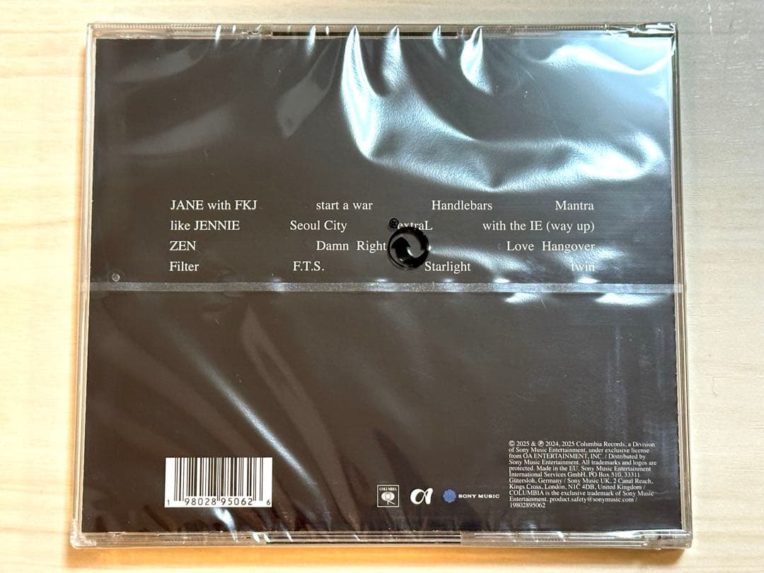 直筆サイン入り ジェニー 「Ruby」 CDアルバム カセット アートカード