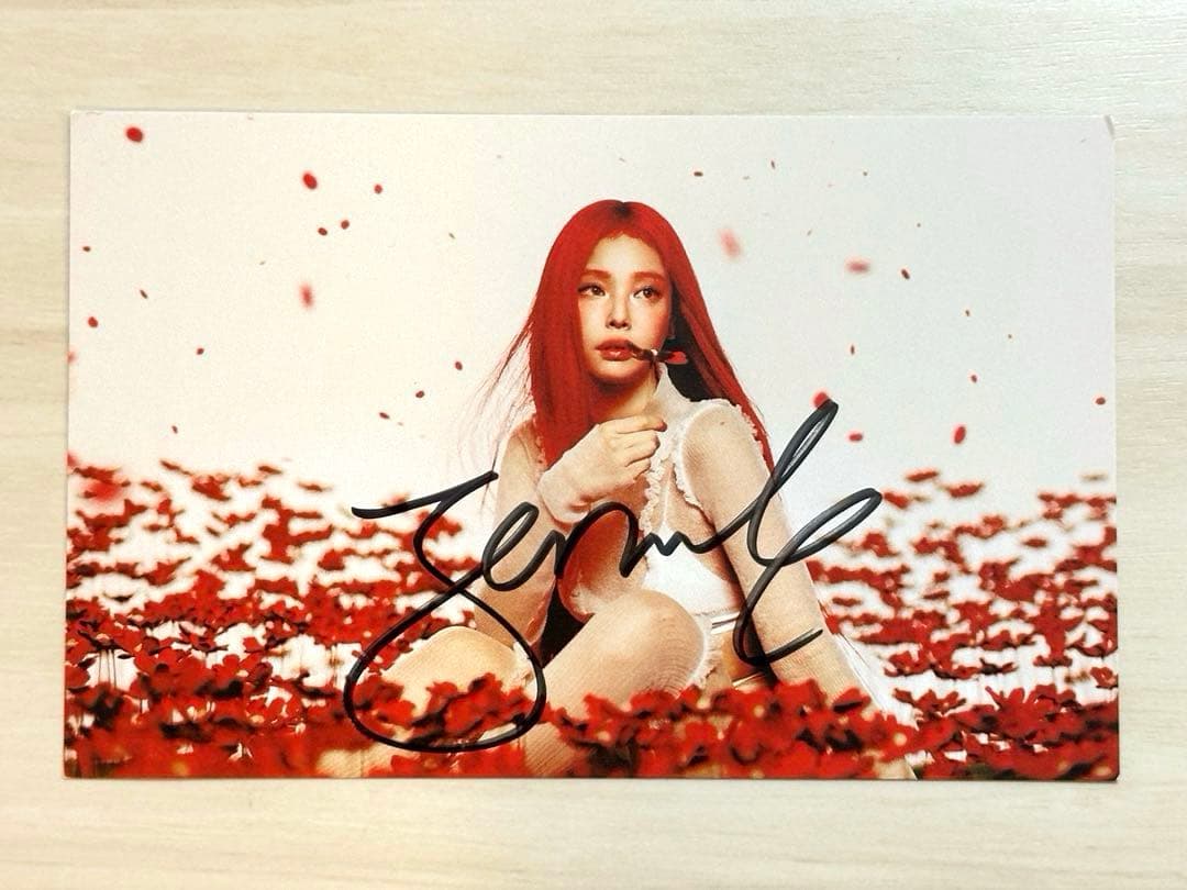 直筆サイン入り ジェニー 「Ruby」 CDアルバム カセット アートカード