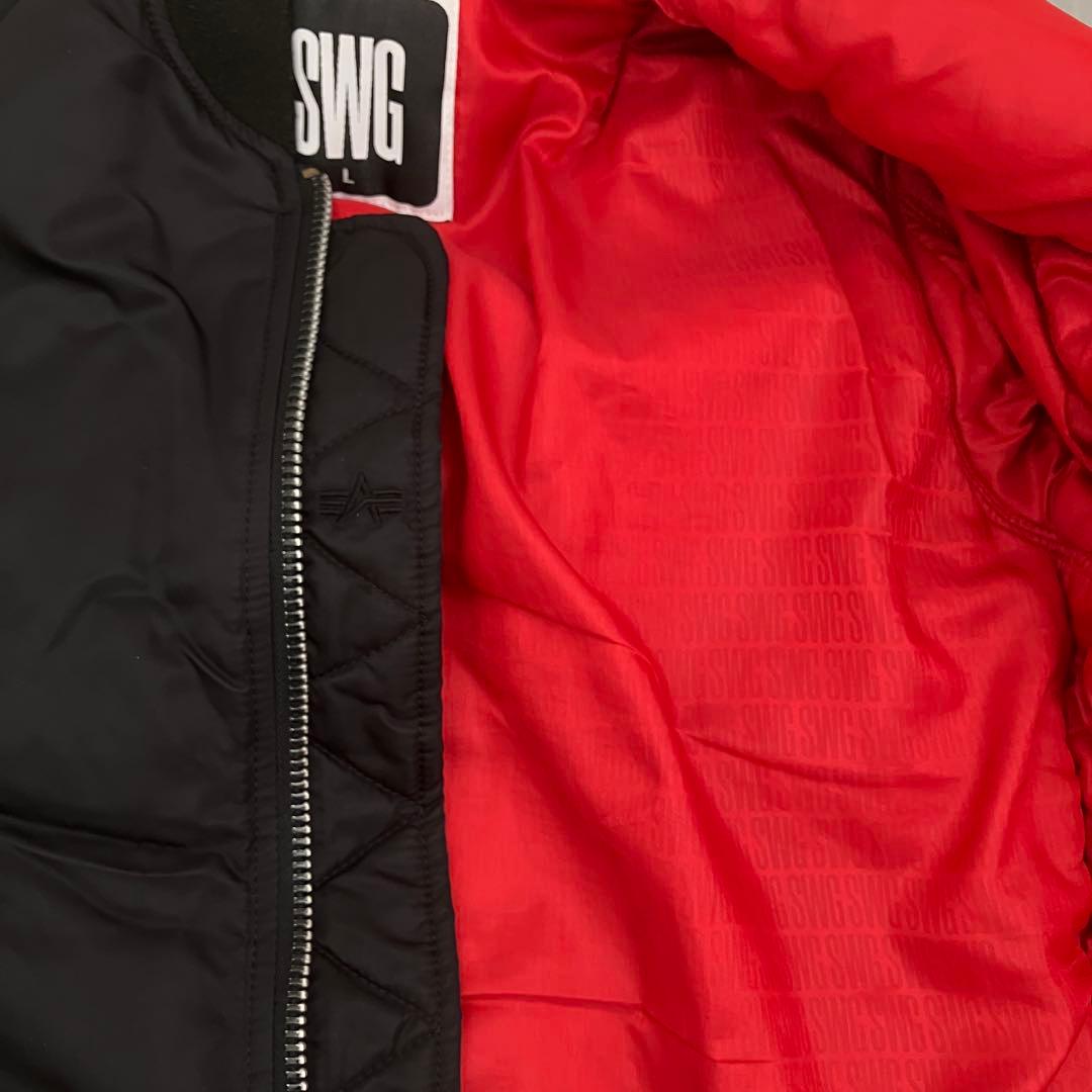 ジャケット・アウター MA-1 ALPHA INDUSTRIES SWG