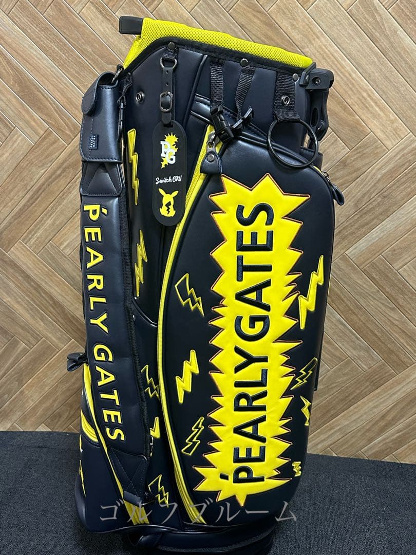 む*ー様 パーリーゲイツ☆ポケモン⚡️ピカチュウスタンド式キャディバック