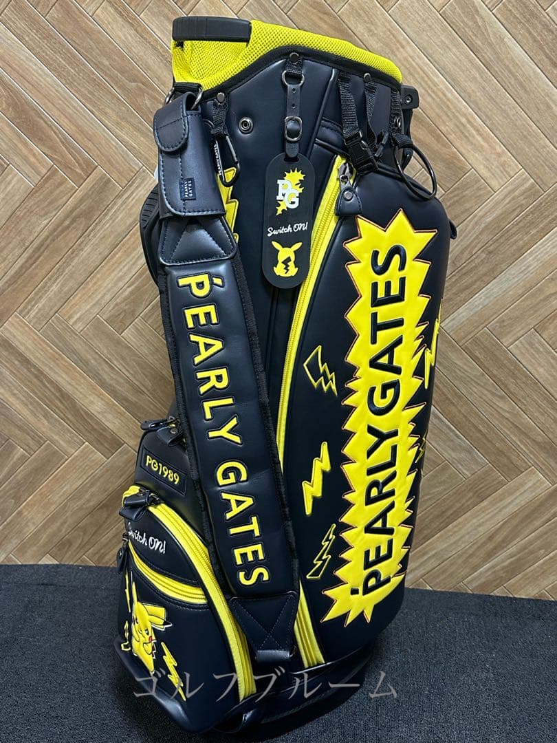 む*ー様 パーリーゲイツ☆ポケモン⚡️ピカチュウスタンド式キャディバック