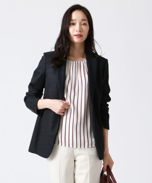 新品　23区 COMPLESSED SMOOTH テーラードジャケット