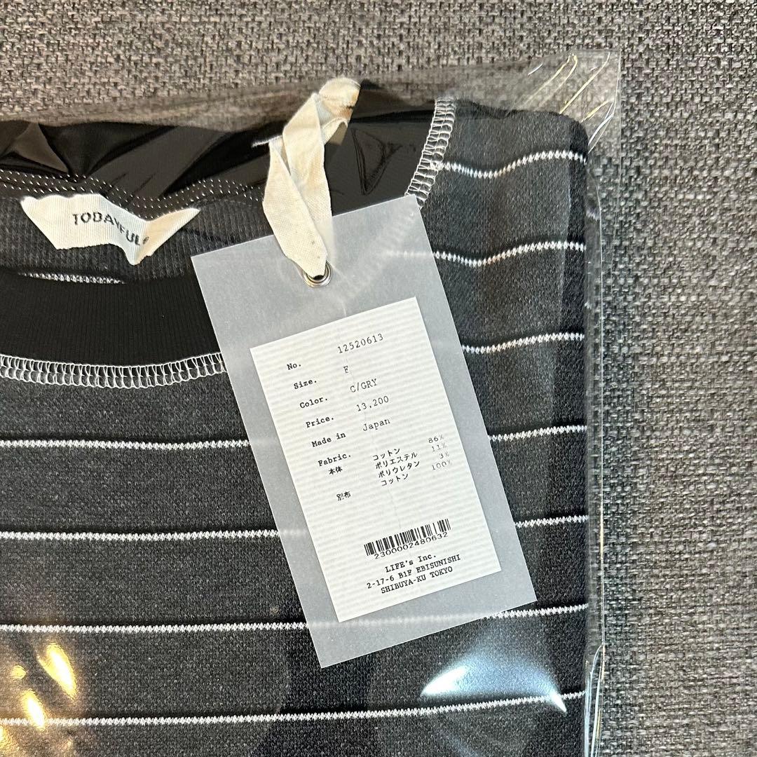 新品 TODAYFUL Border Long T-shirts