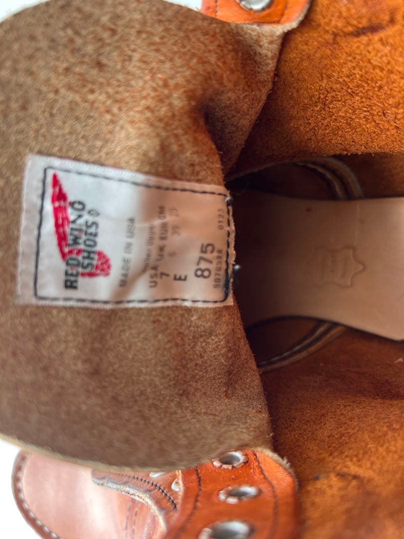 ふかまい　RED WING 875. US7E. 25cm