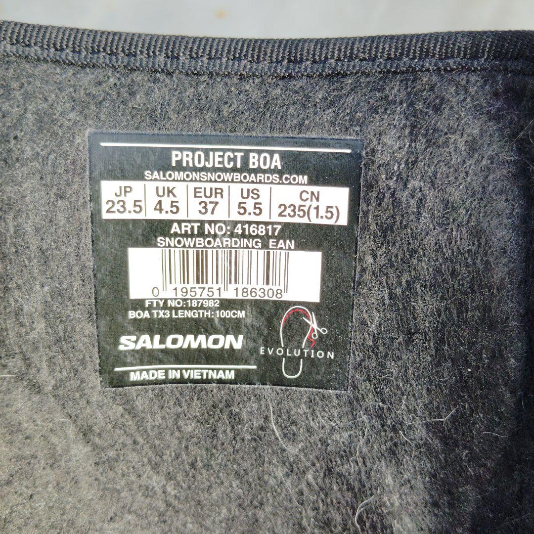 スノーボード Salomon Project boa 23.5cm