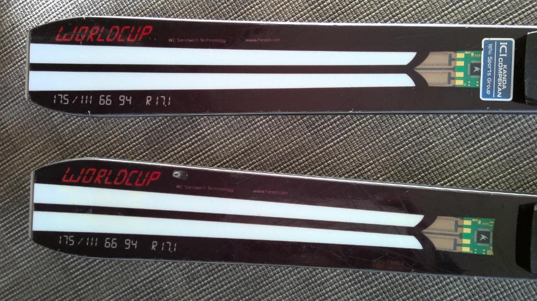 HEAD スキー板　iSPEEDとSWIX X-1スキー用ストックのセット