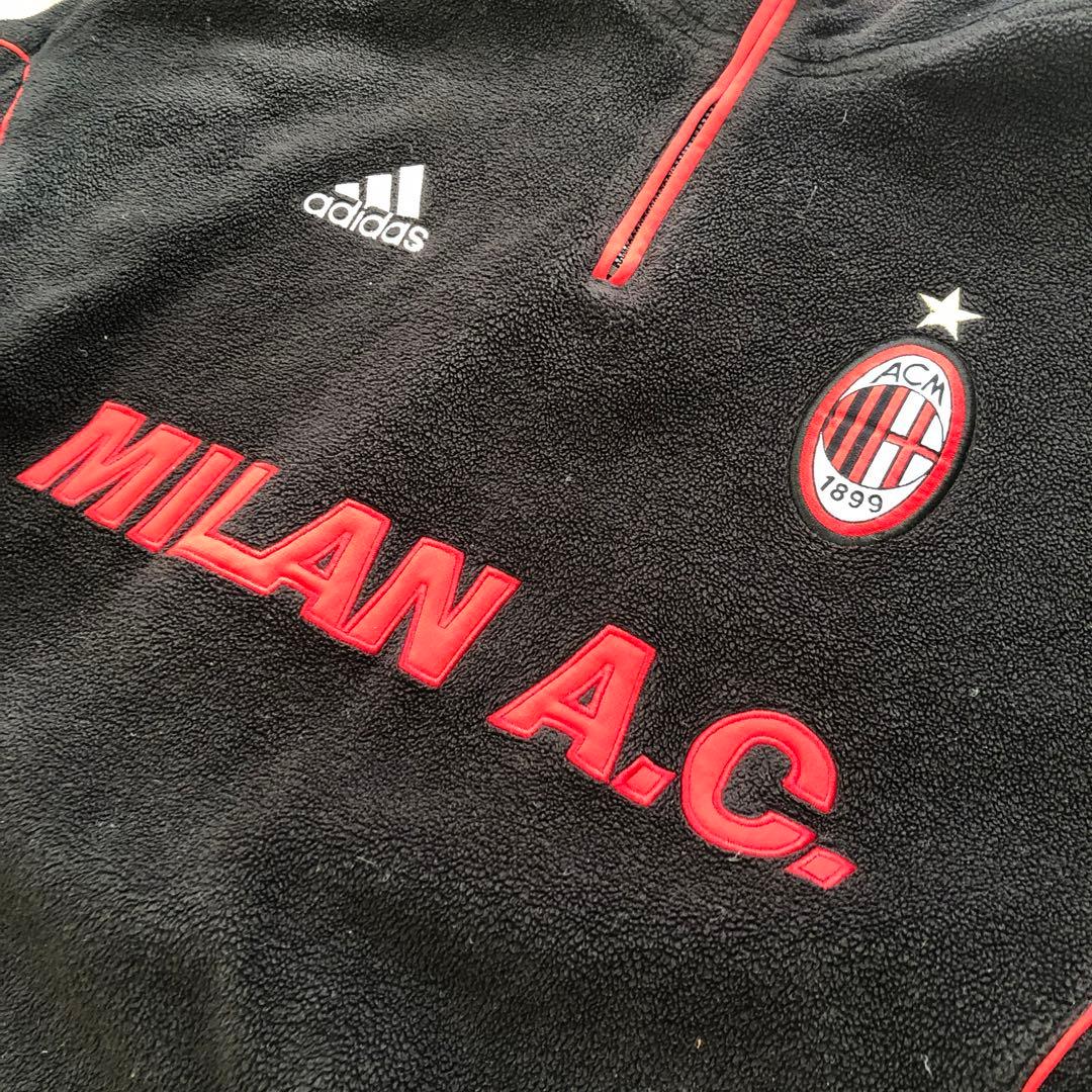 ACミラン ヴィンテージ フリース　Mサイズ オフィシャルトレーニングウェア