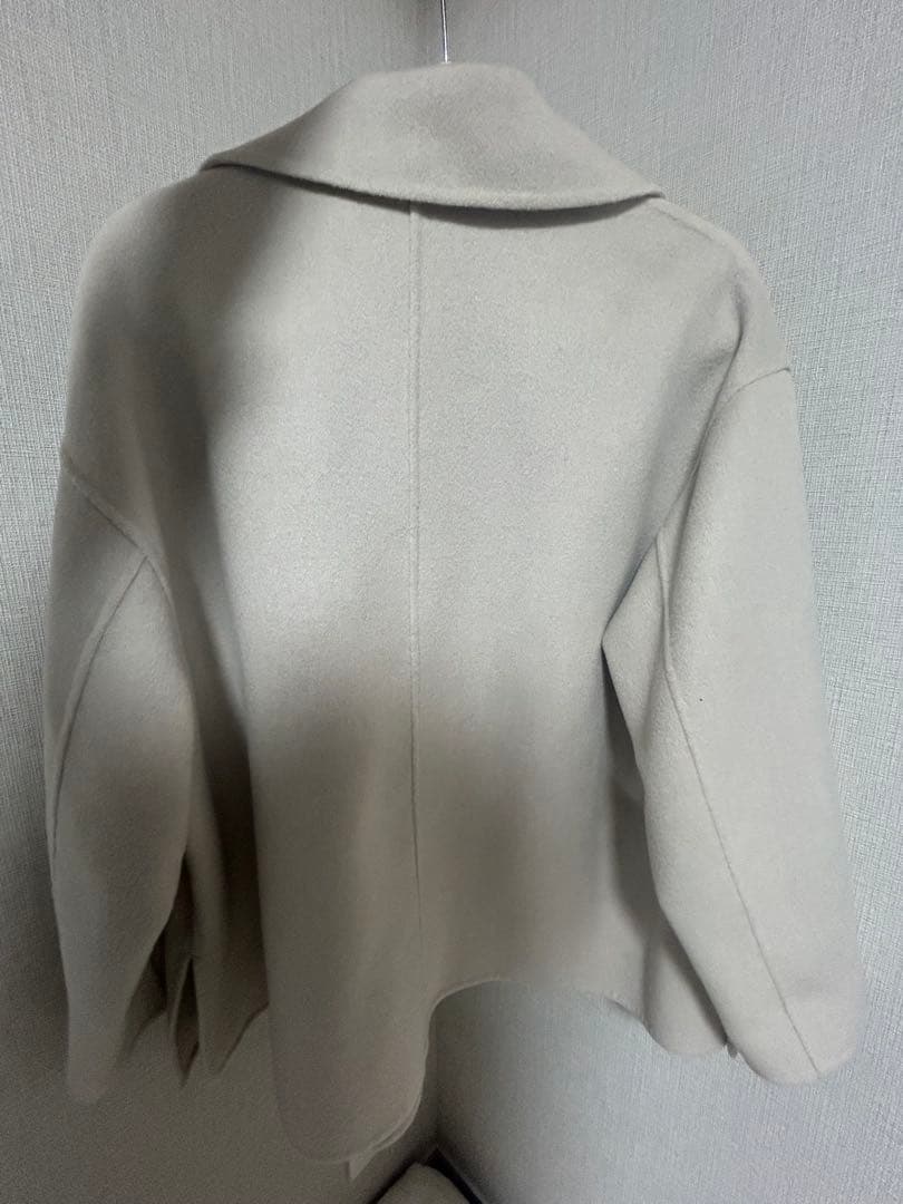 Ballsey プレミアムウールリバー　オープンカラーショートコート　34