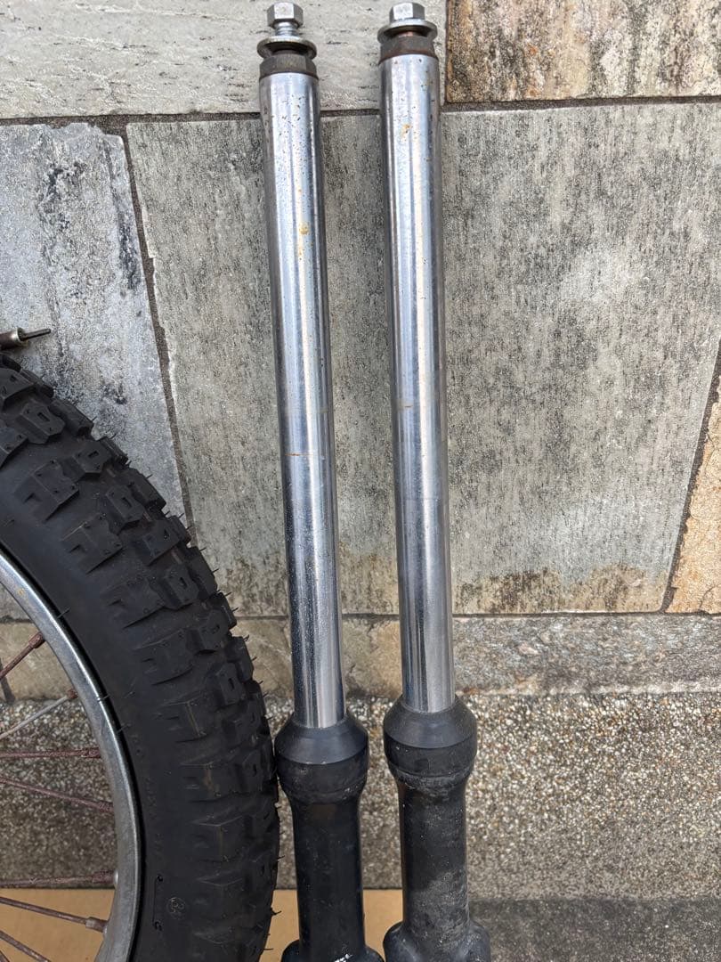 CB50S油圧ブレーキフロントフォーク足廻りセットカブテレスコCDディスク化