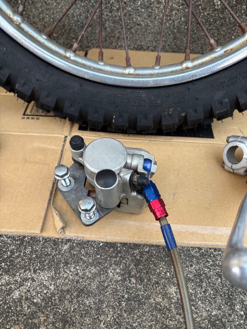 CB50S油圧ブレーキフロントフォーク足廻りセットカブテレスコCDディスク化