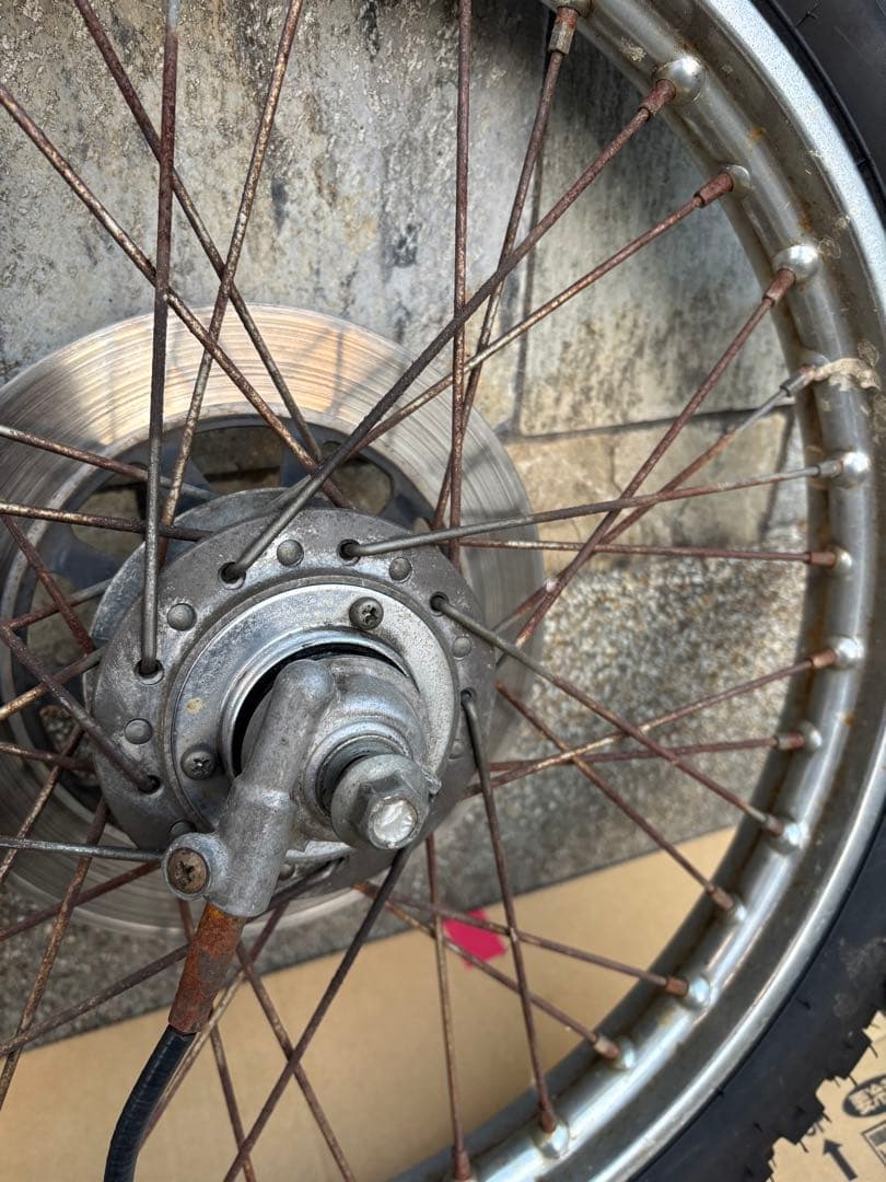 CB50S油圧ブレーキフロントフォーク足廻りセットカブテレスコCDディスク化