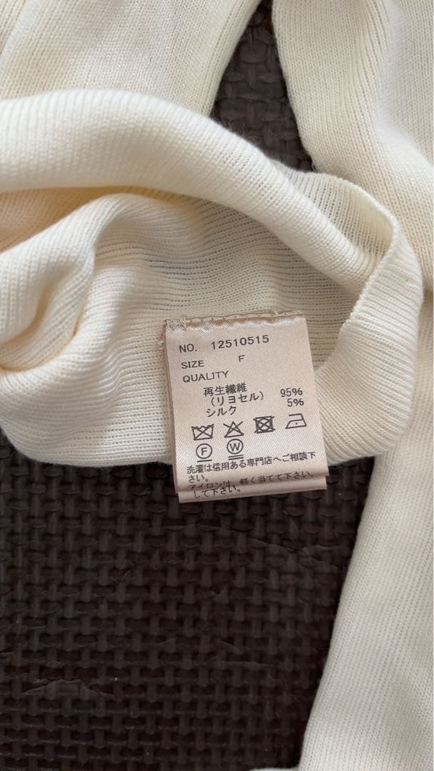 週末限定お値下げtodayfulCompactSmoothKnit25ssキナリ