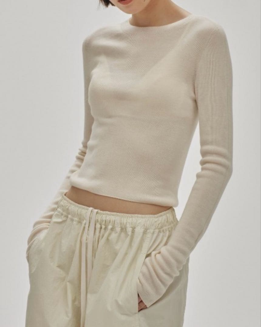 週末限定お値下げtodayfulCompactSmoothKnit25ssキナリ