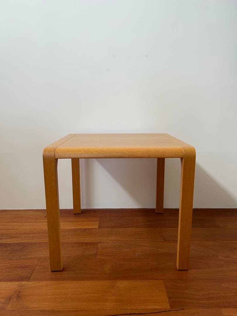 天童木工　TENDO サイドテーブル　センターテーブル　机　美品　正方形　オーク