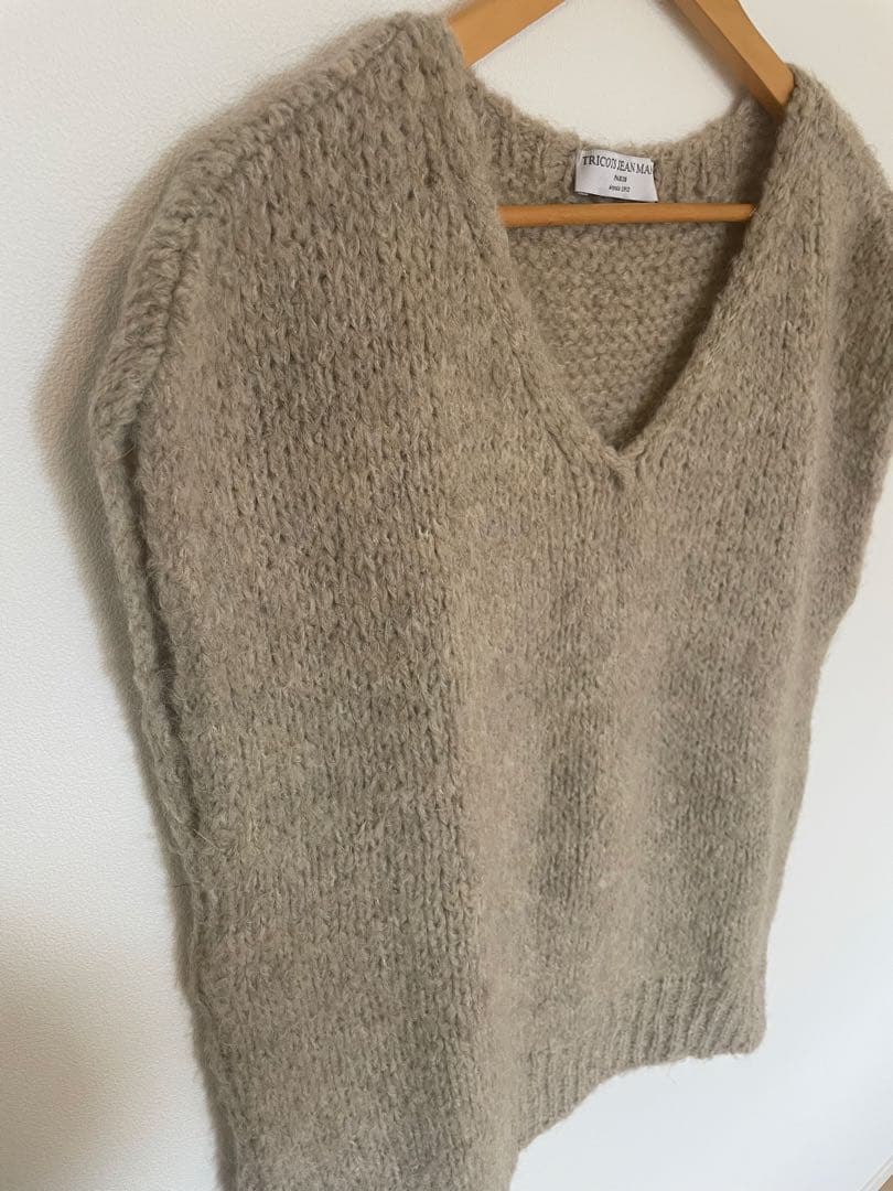 【TRICOTS JEAN MARC】 VN ベストニット　Vネックベスト