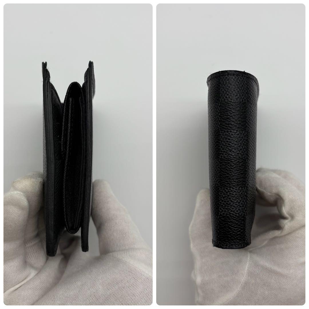 ルイヴィトン ダミエグラフィット ポルトフォイユ マルコ 財布 二つ折り 正規品