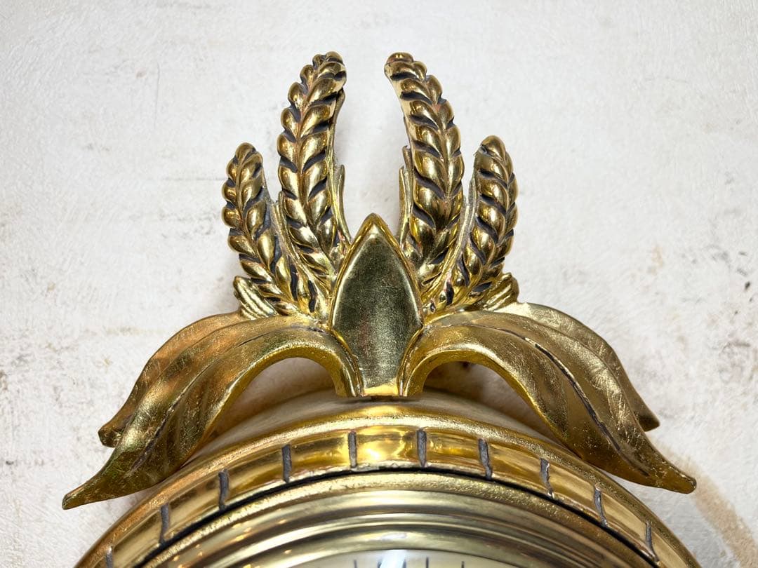 ユニーク型　ドイツ？　柱時計　古時計　振り子　アンティーク　レトロ　ゼンマイ