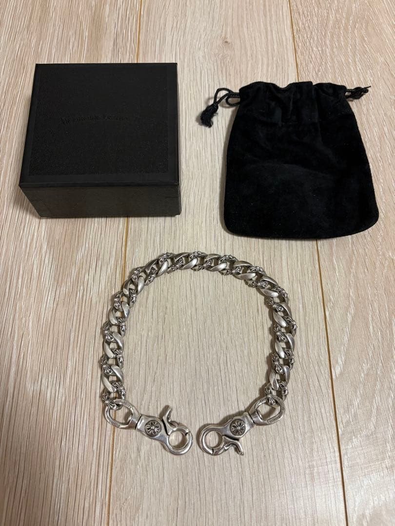 クロムハーツFANCYSHORT 2クリップファンシーショートウォレットチェーン