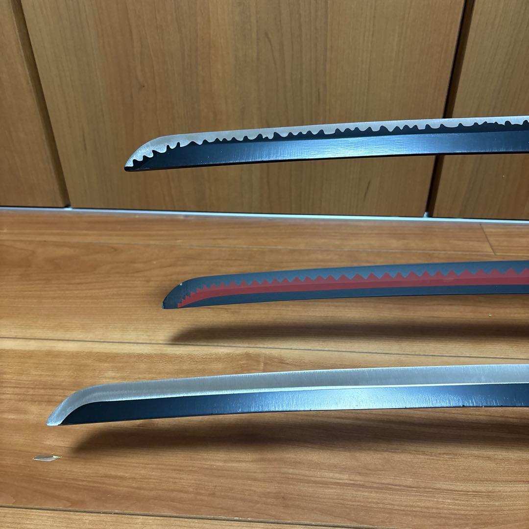 ワンピース　三代鬼徹　黒刀秋水　和道一文字　金属製　模造刀