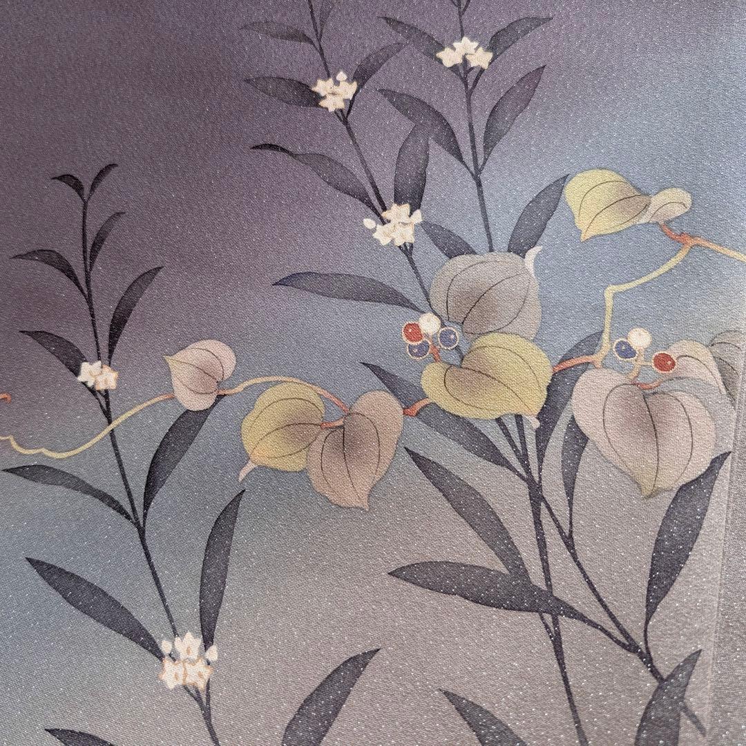 ⭐︎O0956(O0937)美品 逸品 銀通し 銀花仙 ブランド 染め 正絹 袋帯