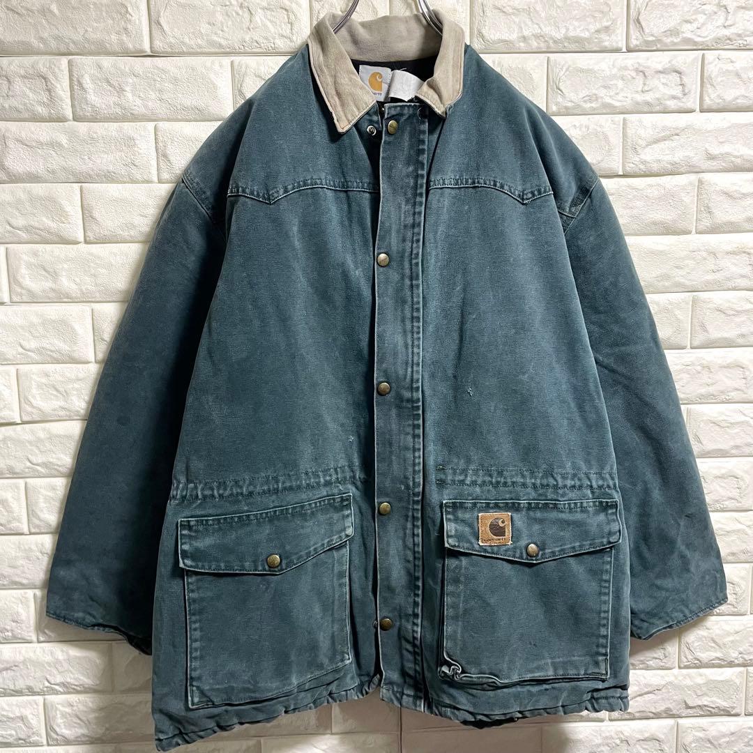 80〜90s カーハート　カバーオール　ダックジャケット　2XLサイズ相当