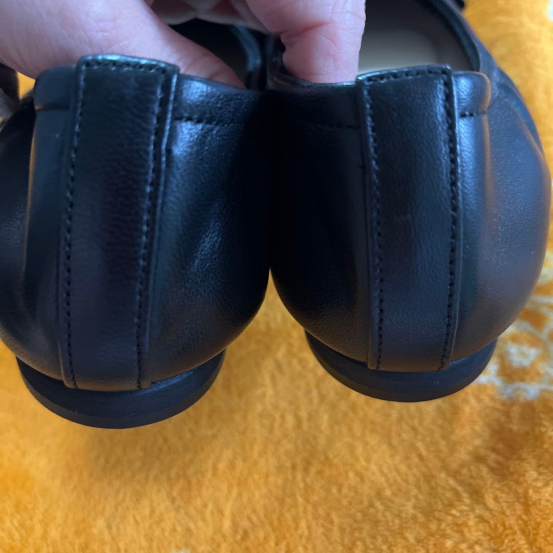 ミハマパンプス、ブラック22cm