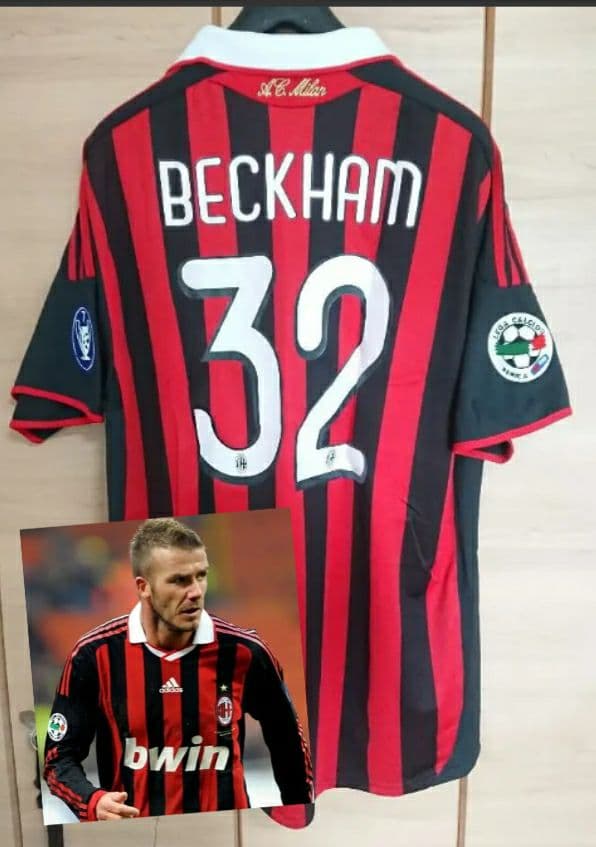 【値下げセール 】デヴィッド・ ベッカム ユニフォーム ACミラン