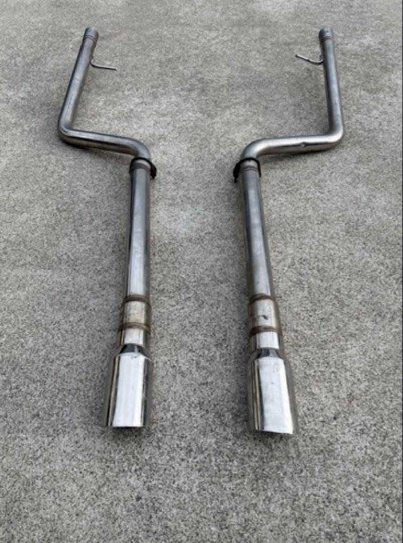 ワンオフ加工 30セルシオ後期 リアピストレートマフラー