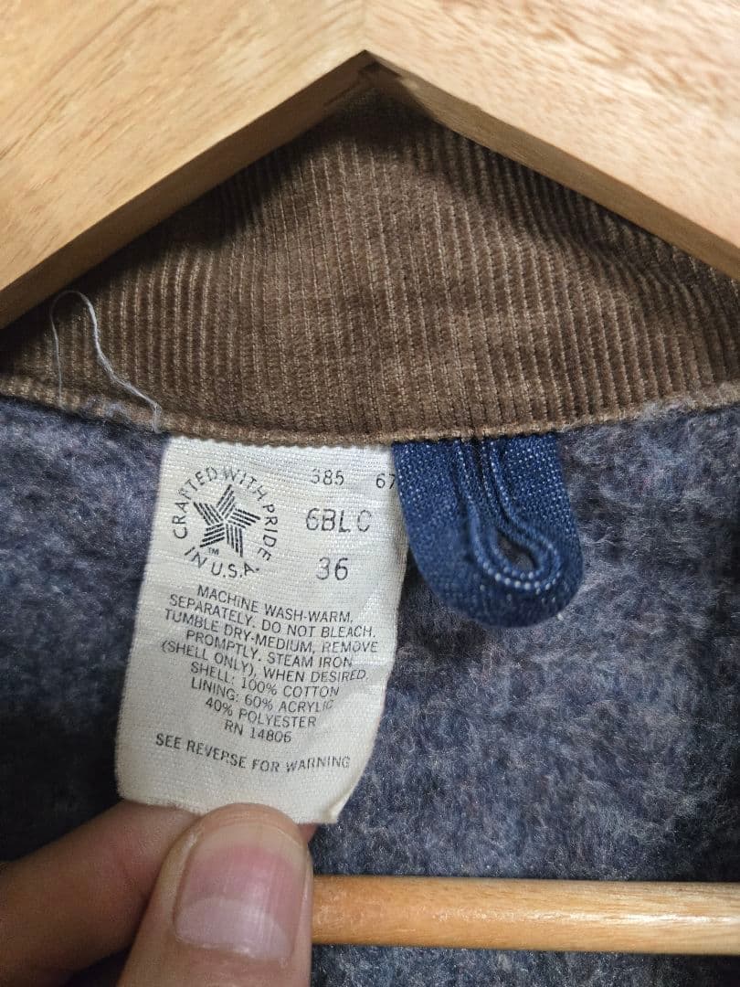 80s 100周年 Carhartt カーハート ミシガンチョアコート 36