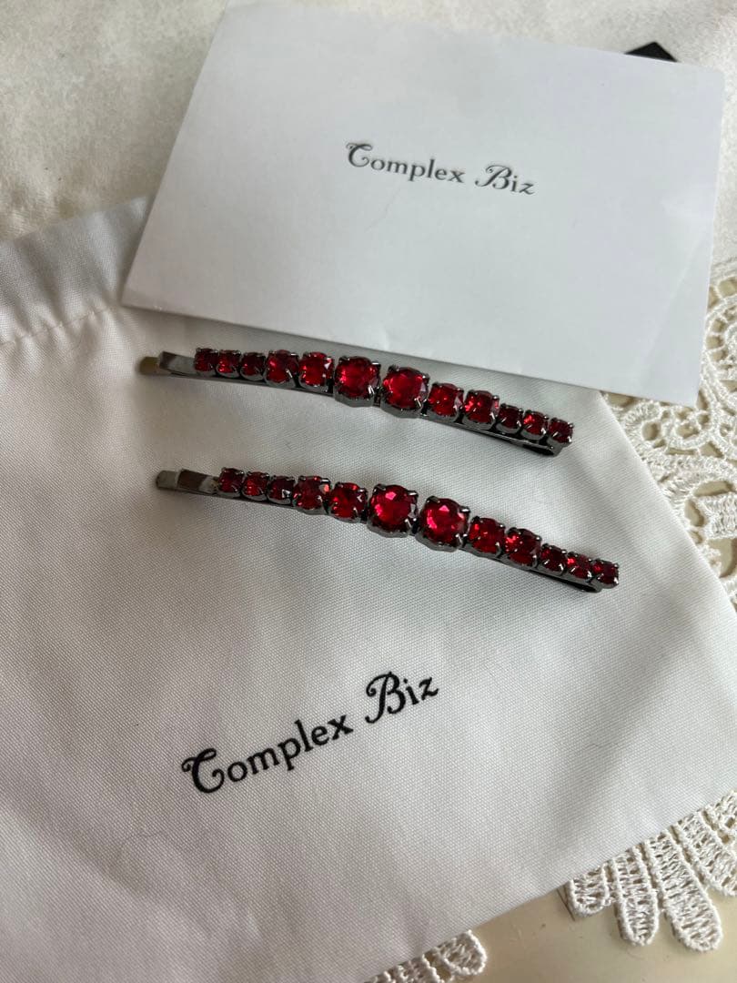 コンプレックスビス完売（ロングピン）レッド二本