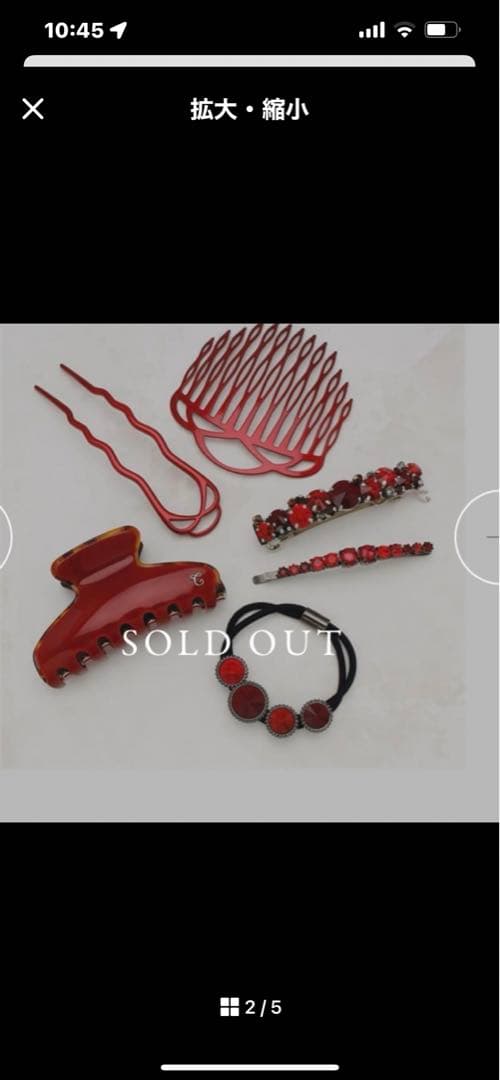 コンプレックスビス完売（ロングピン）レッド二本