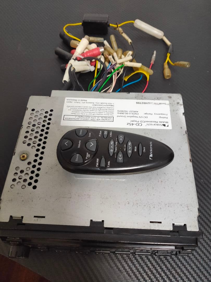 希少ナカミチ nakamichi CD-45Z CDプレーヤー動作ＯＫリモコン付