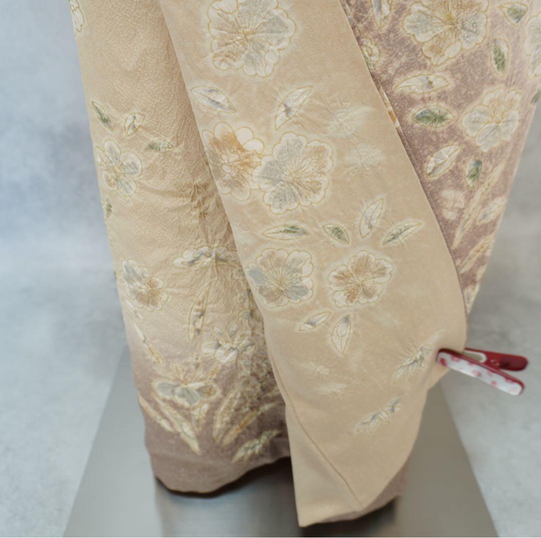 訪問着フルセット267▪︎ 正絹　卒業式　入学式【訪問着、袋帯、帯締め、帯揚げ】