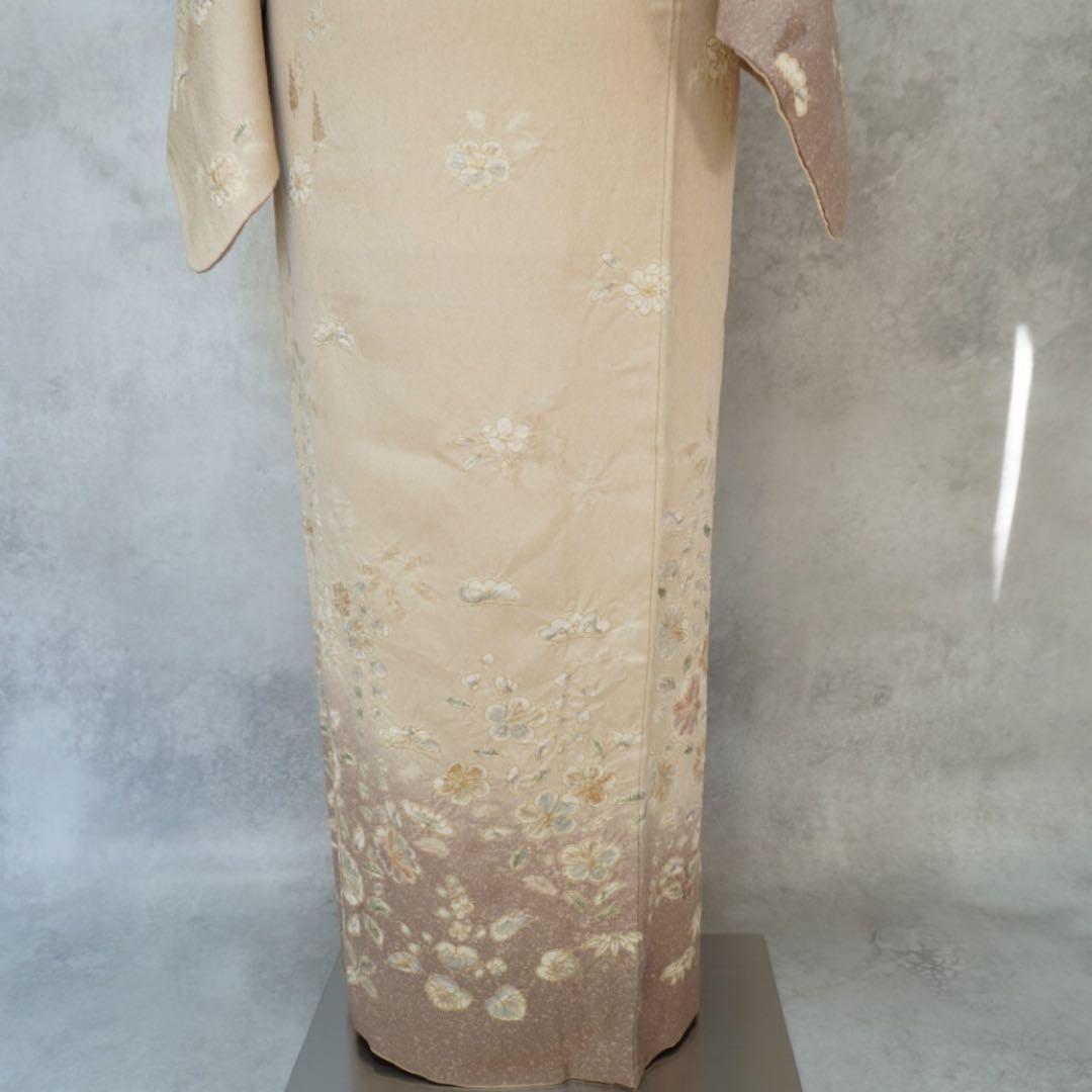 訪問着フルセット267▪︎ 正絹　卒業式　入学式【訪問着、袋帯、帯締め、帯揚げ】