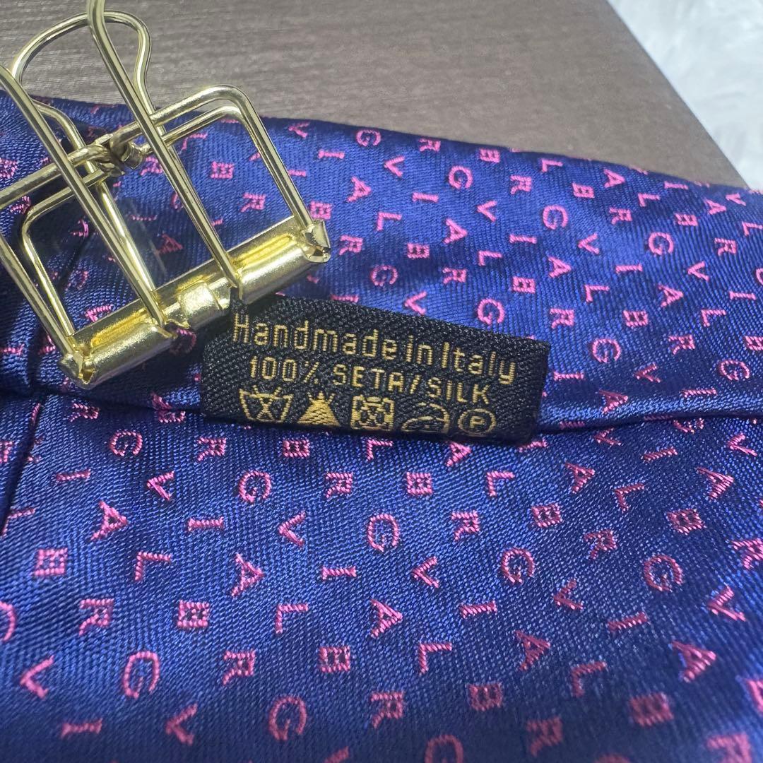 BELLE♡♡プロフ必読様　ご予約品✨現行✨新品✨ブルガリ ネクタイ ロゴマニ